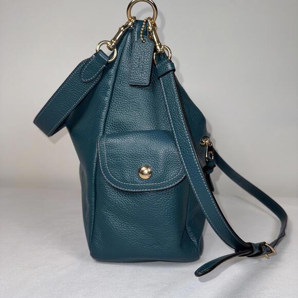 Coach C1522 Pennie Shoulder Bag in Teal - Picture 6 of 8
